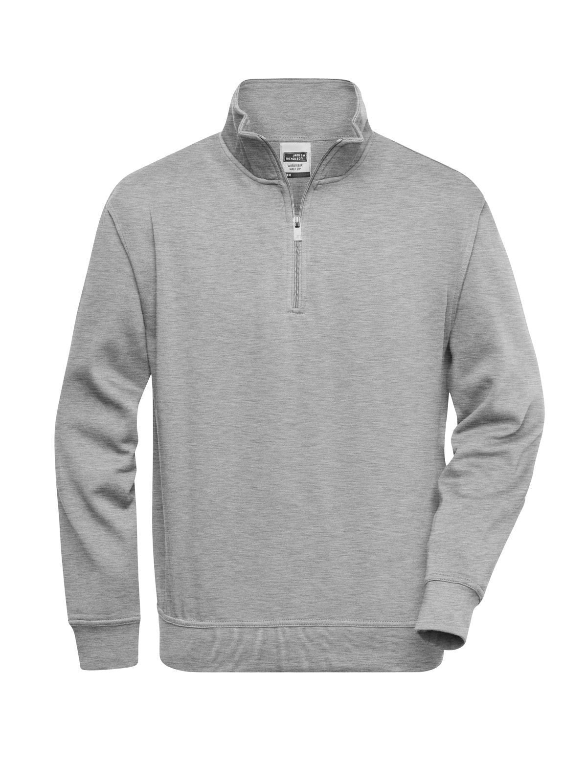 Workwear Half Zip Sweat Daiber Grey-Heather