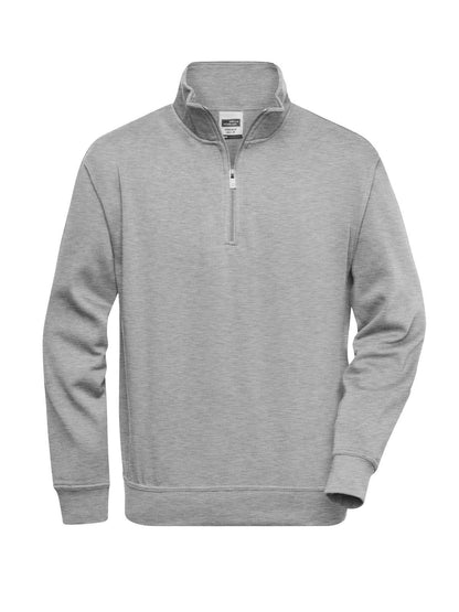 Workwear Half Zip Sweat Daiber Grey-Heather
