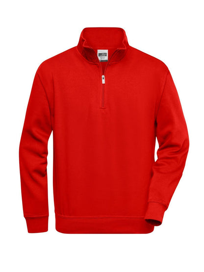 Workwear Half Zip Sweat Daiber Red