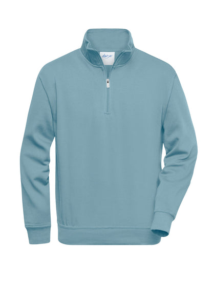 Workwear Half Zip Sweat Daiber Steel-Blue