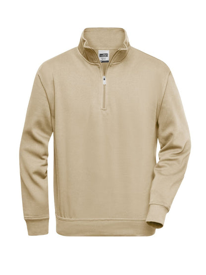 Workwear Half Zip Sweat Daiber Stone