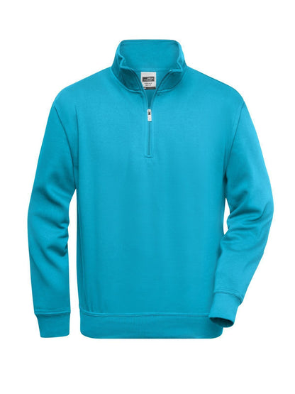 Workwear Half Zip Sweat Daiber Turquoise