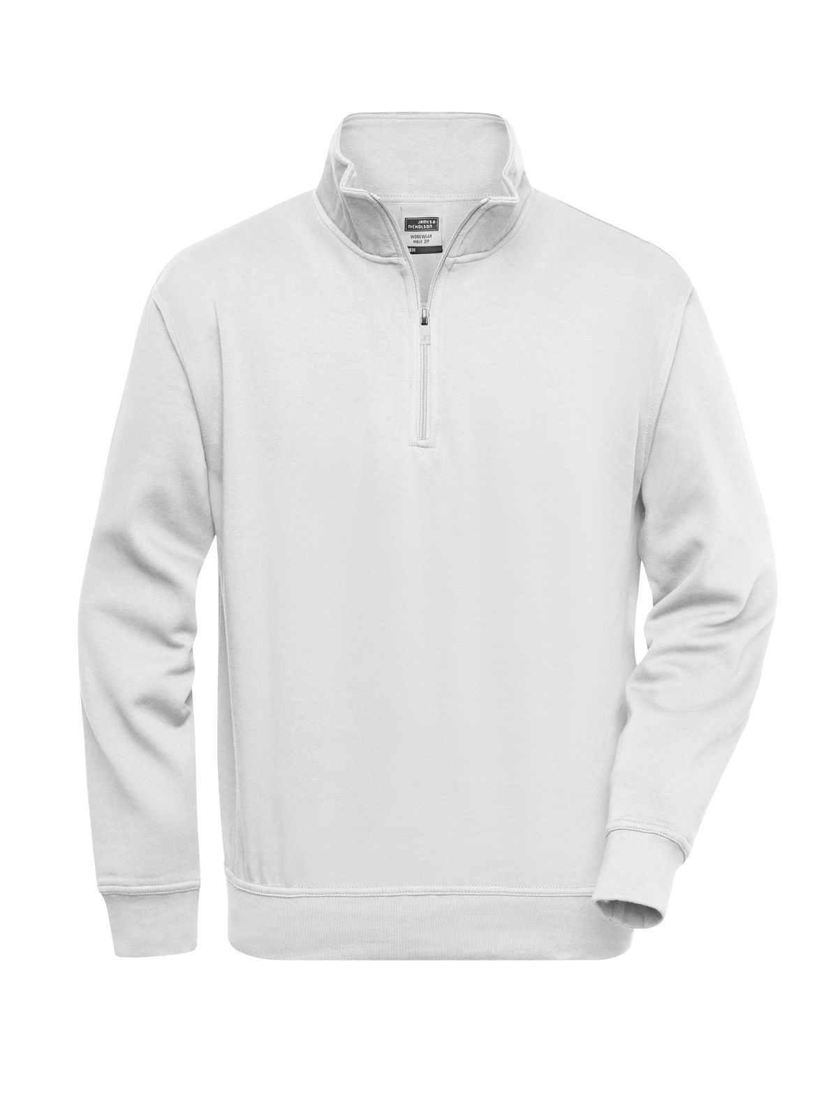 Workwear Half Zip Sweat Daiber White