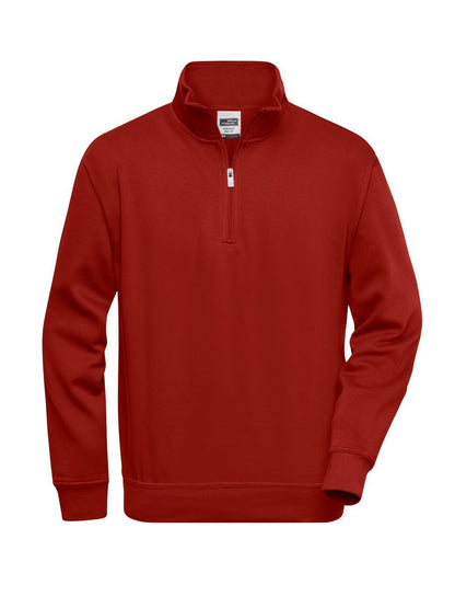 Workwear Half Zip Sweat Daiber Wine