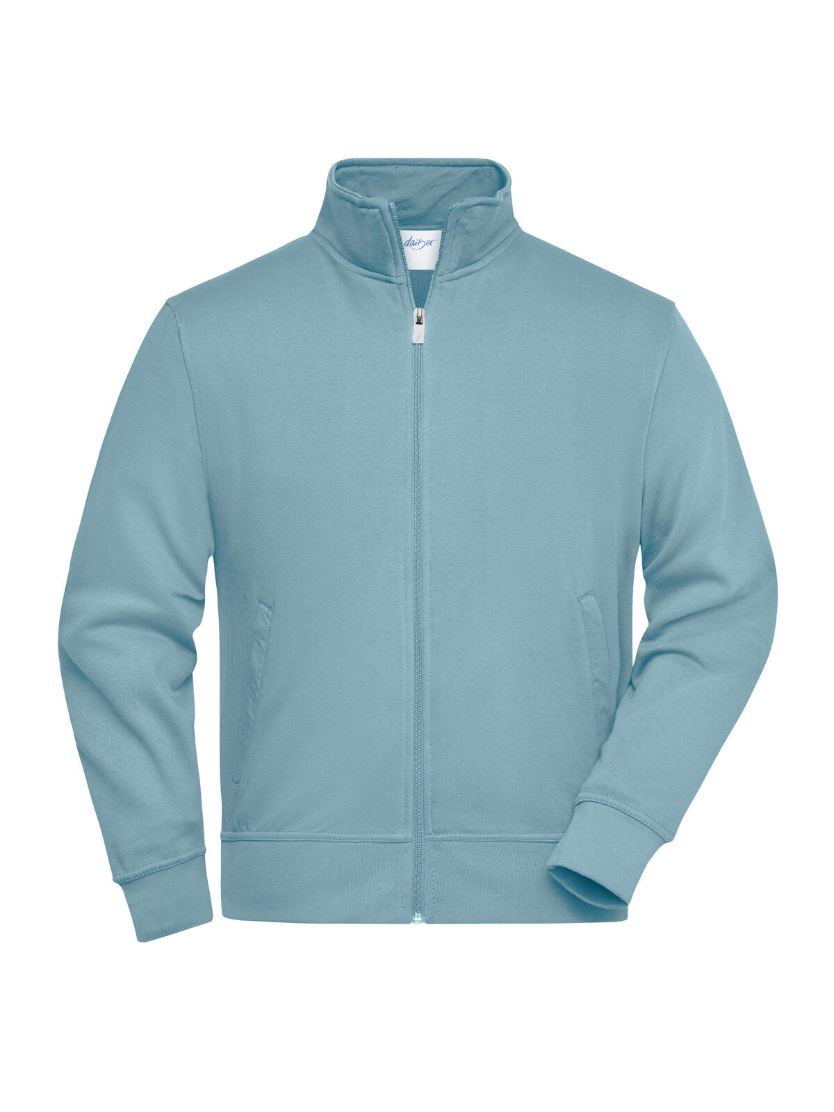 Workwear Sweat Jacket Daiber Steel-Blue