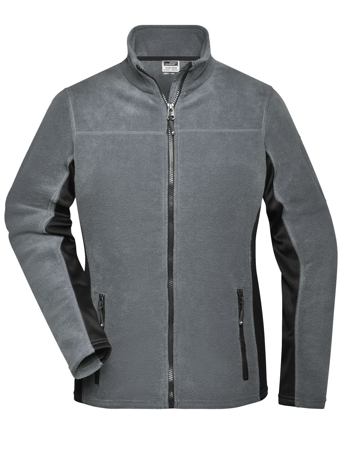Ladies' Workwear Fleece Jacket - Strong Daiber Carbon/Black
