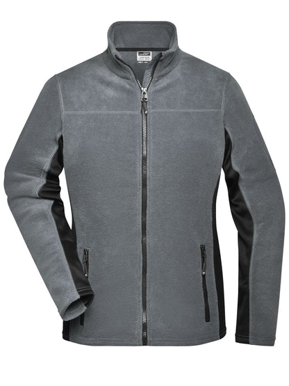 Ladies' Workwear Fleece Jacket - Strong Daiber Carbon/Black
