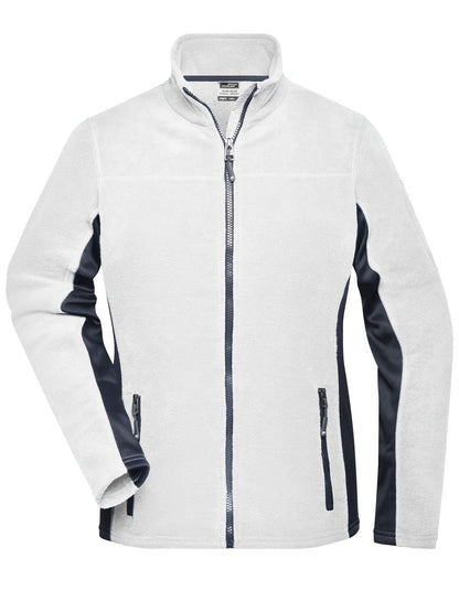 Ladies' Workwear Fleece Jacket - Strong Daiber White/Carbon