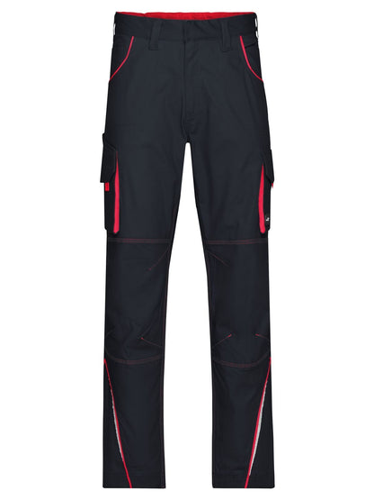 Workwear Pants - Color Daiber Carbon/Red