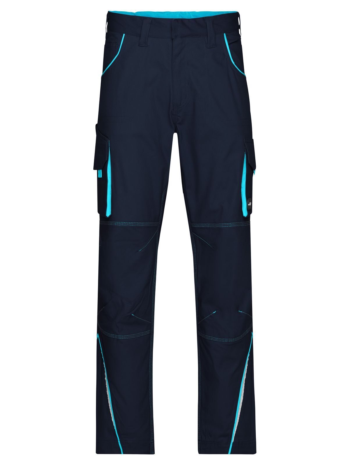 Workwear Pants - Color Daiber Navy/Turquoise