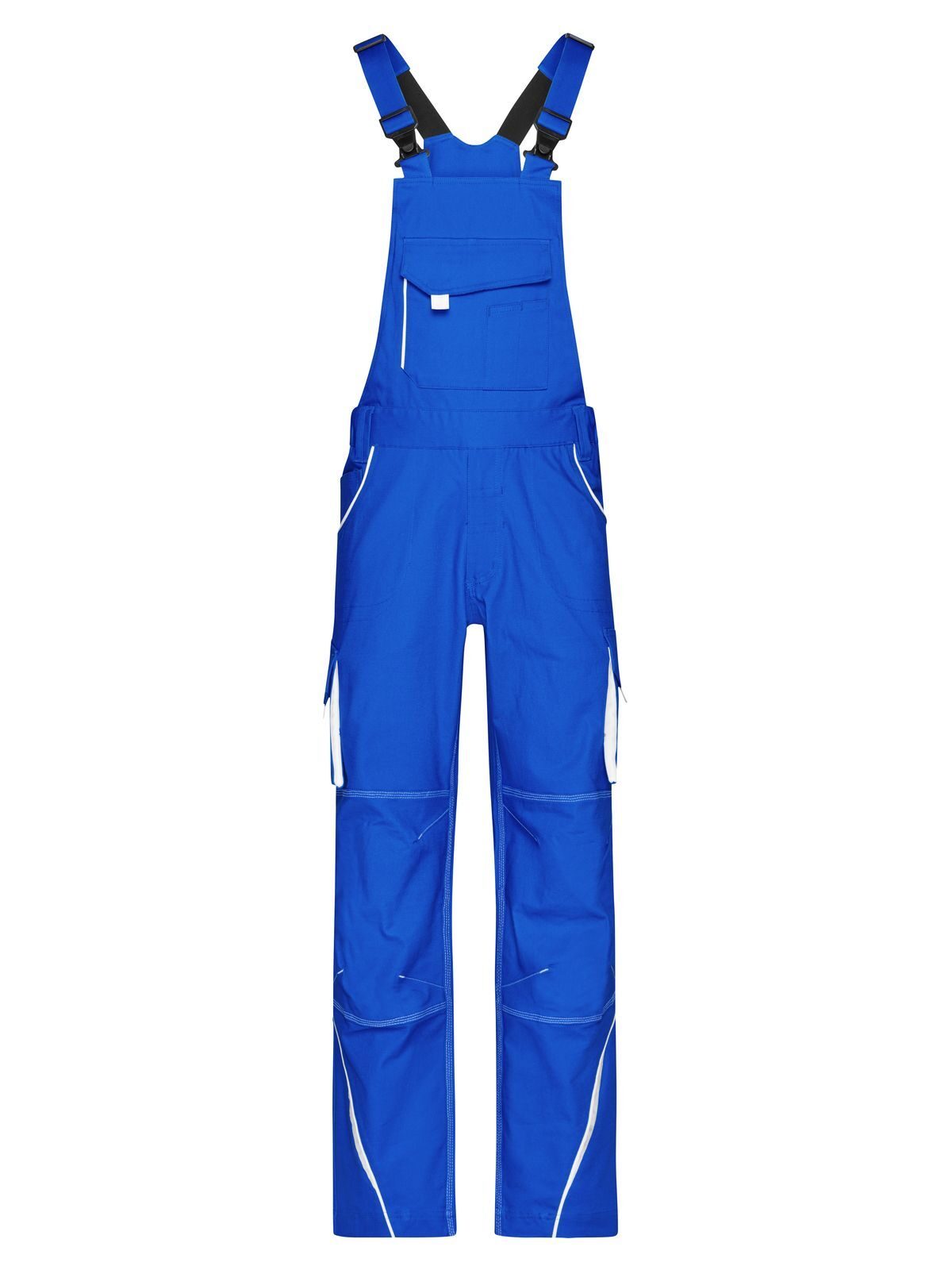 Workwear Pants with Bib - Color Daiber Royal/White