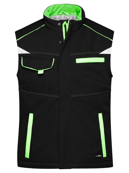 Workwear Softshell Padded Vest - Color