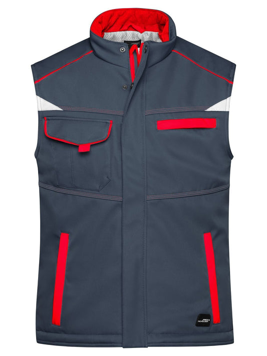 Workwear Softshell Padded Vest - Color