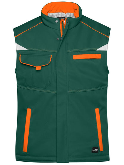 Workwear Softshell Padded Vest - Color