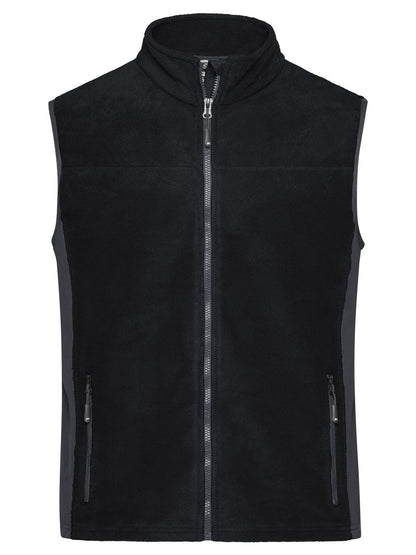 Men's Workwear Fleece Vest - Strong Daiber Black/Carbon