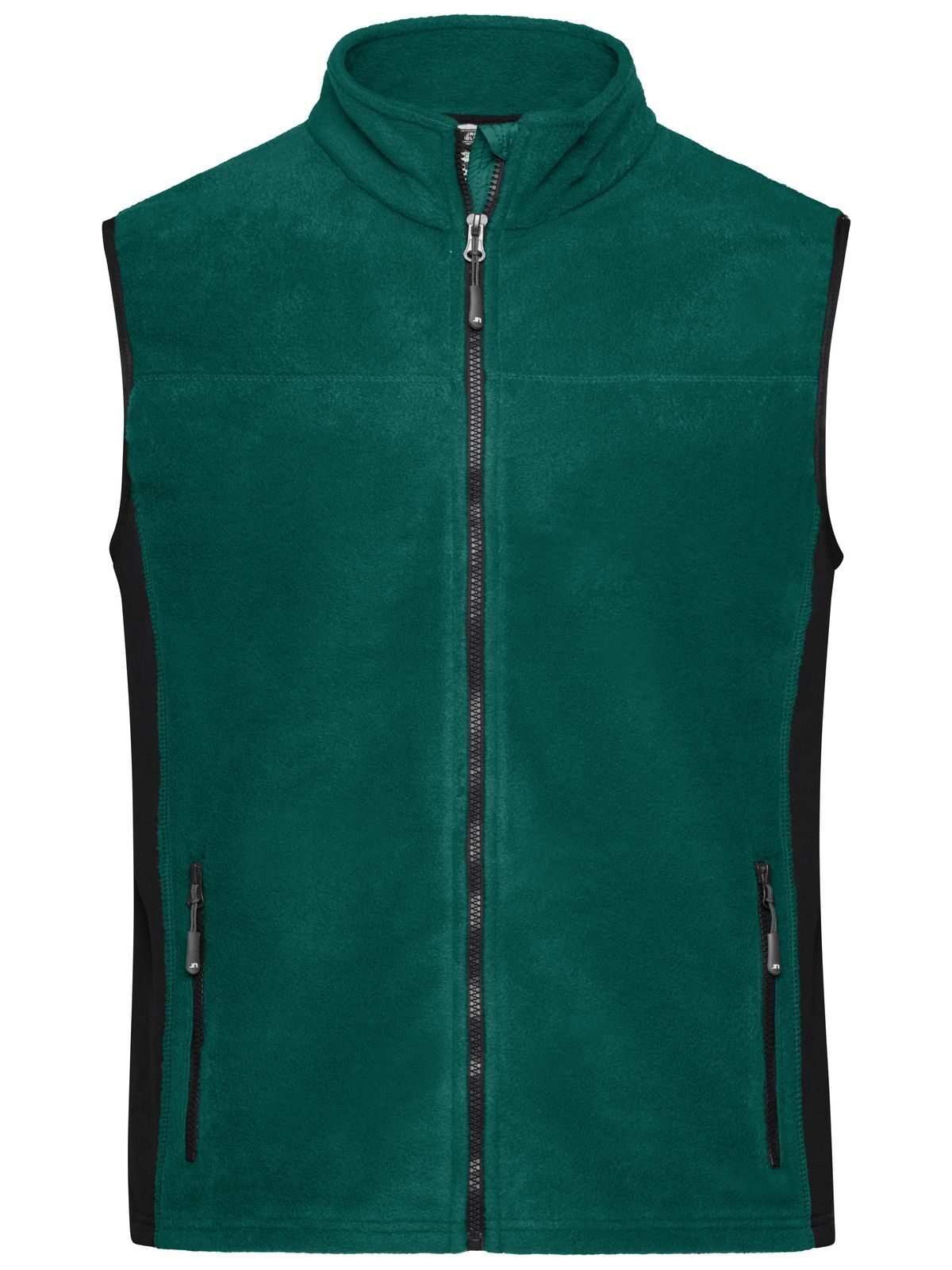 Men's Workwear Fleece Vest - Strong Daiber Dark-Green/Black