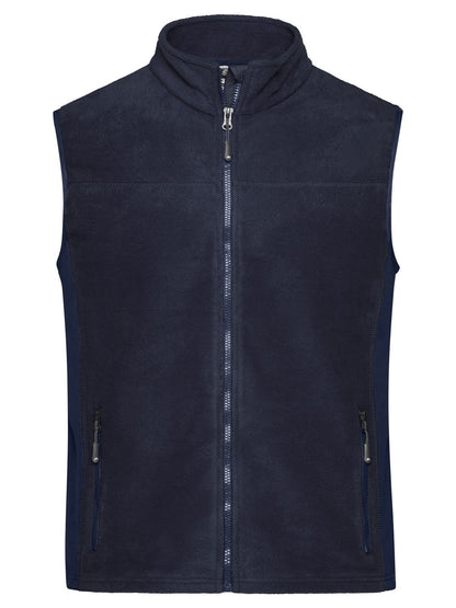 Men's Workwear Fleece Vest - Strong Daiber Navy/Navy