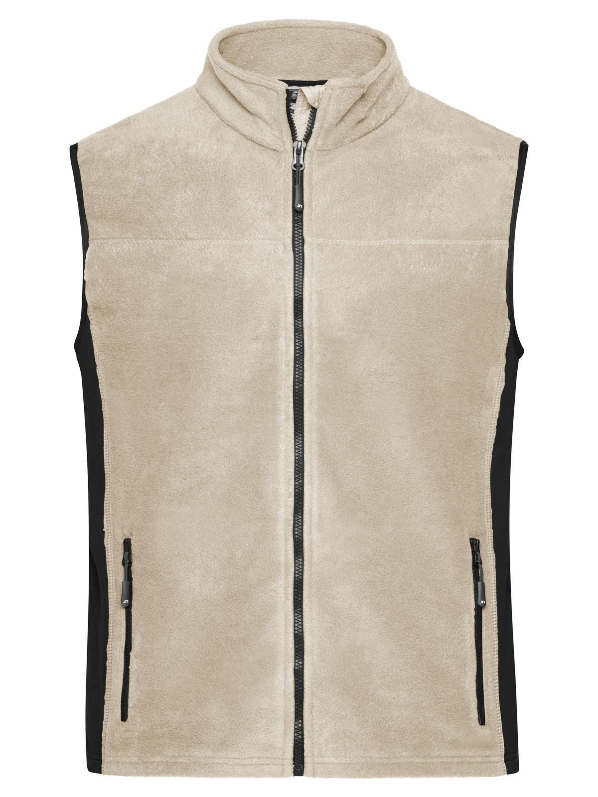 Men's Workwear Fleece Vest - Strong Daiber Stone/Black