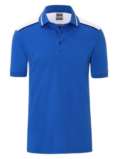 Men's Workwear Polo - Color Daiber Royal/White