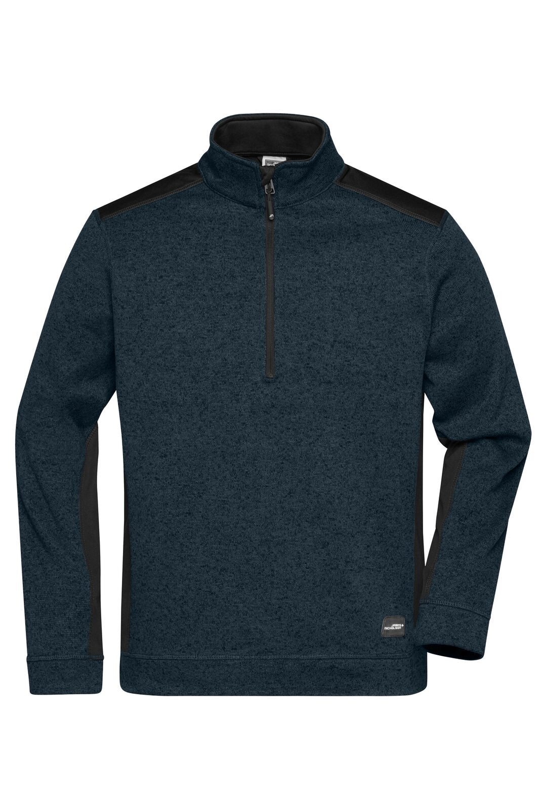 Men's Knitted Workwear Fleece Half-Zip - Strong Daiber Navy/Navy