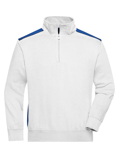Workwear Half-Zip Sweat - Color Daiber White/Royal