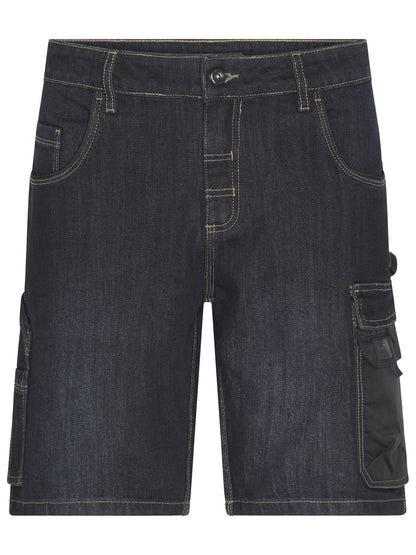 Workwear Stretch Bermuda-Jeans