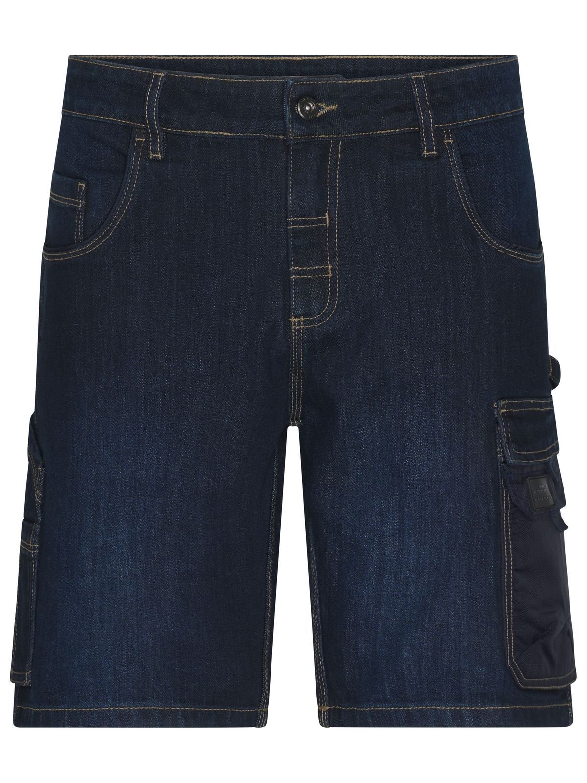 Workwear Stretch Bermuda-Jeans