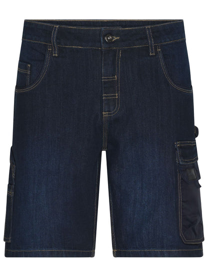 Workwear Stretch Bermuda-Jeans