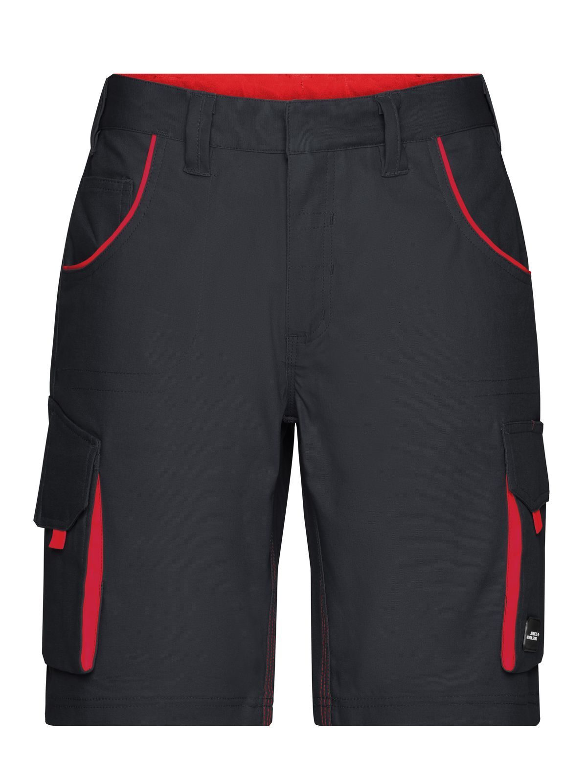 Workwear Bermudas - Color Daiber Carbon/Red
