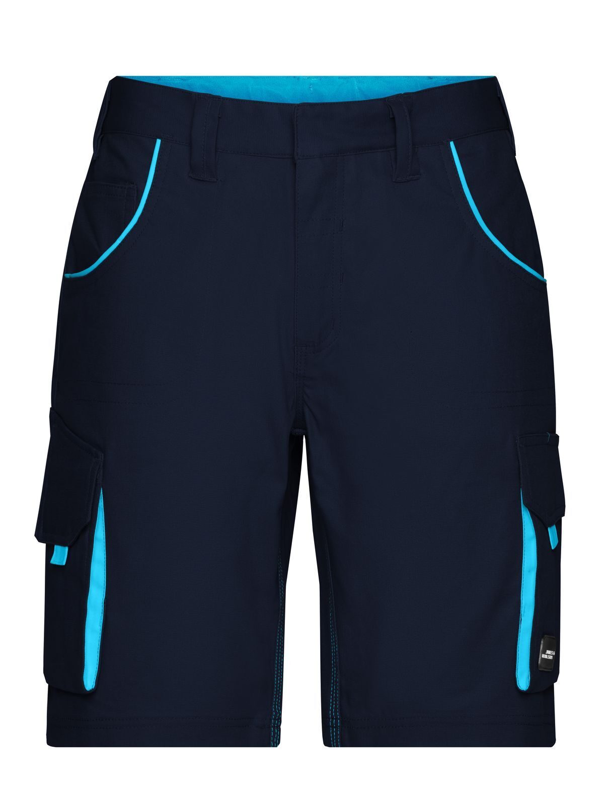 Workwear Bermudas - Color Daiber Navy/Turquoise