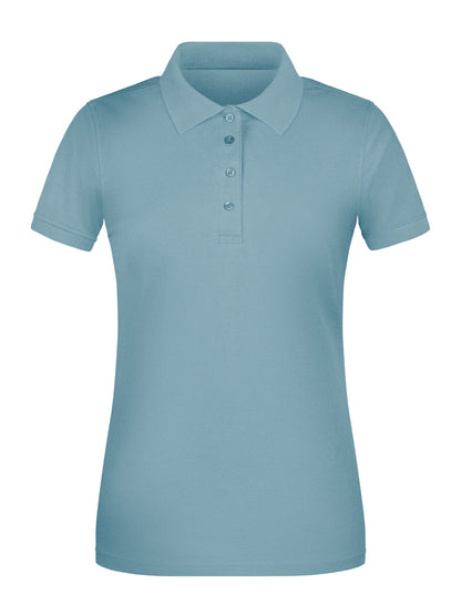Ladies' BIO Workwear Polo Daiber Steel-Blue