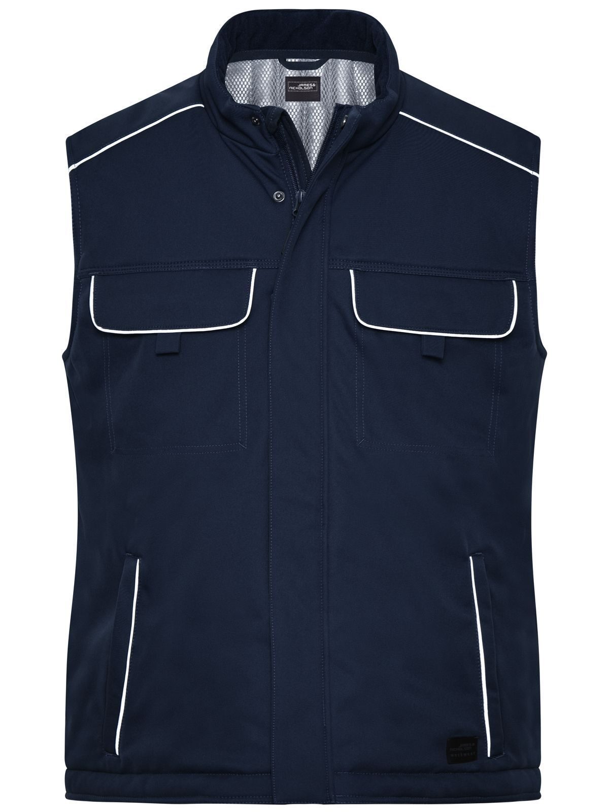 Workwear Softshell Padded Vest - Solid