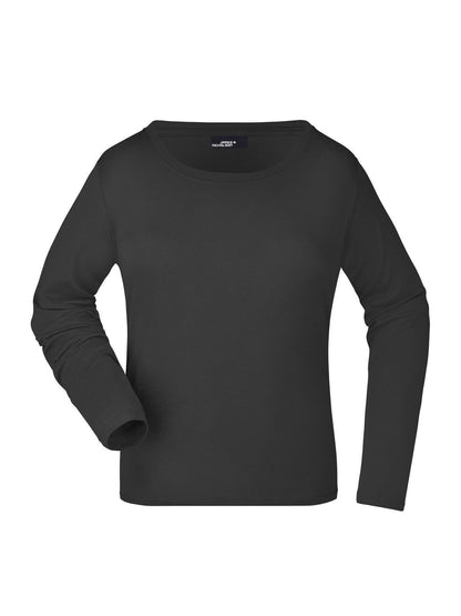 Ladies' Shirt Long-Sleeved Medium Daiber Black
