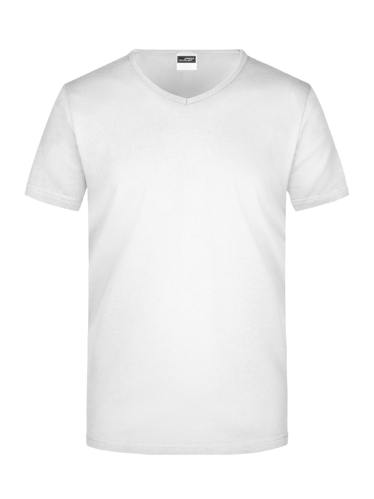 Men's Slim Fit V-T Daiber White