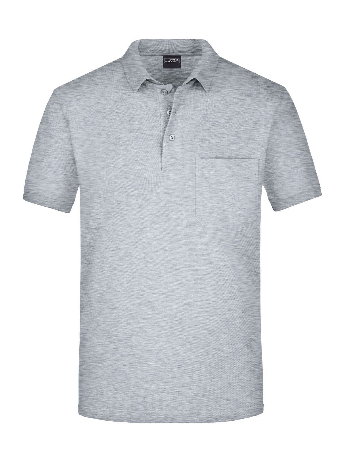 Men's Polo Pocket Daiber Grey-Heather