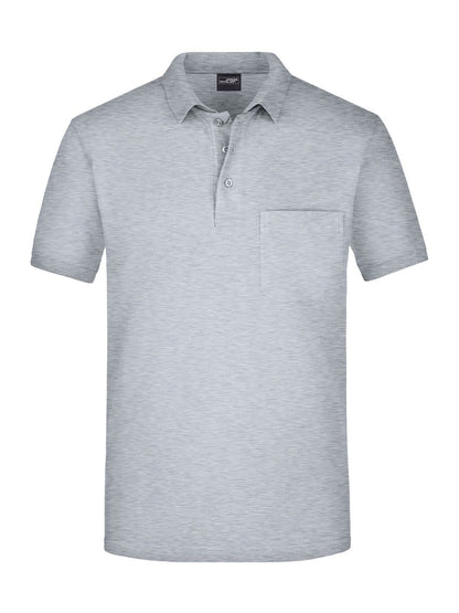 Men's Polo Pocket Daiber Grey-Heather