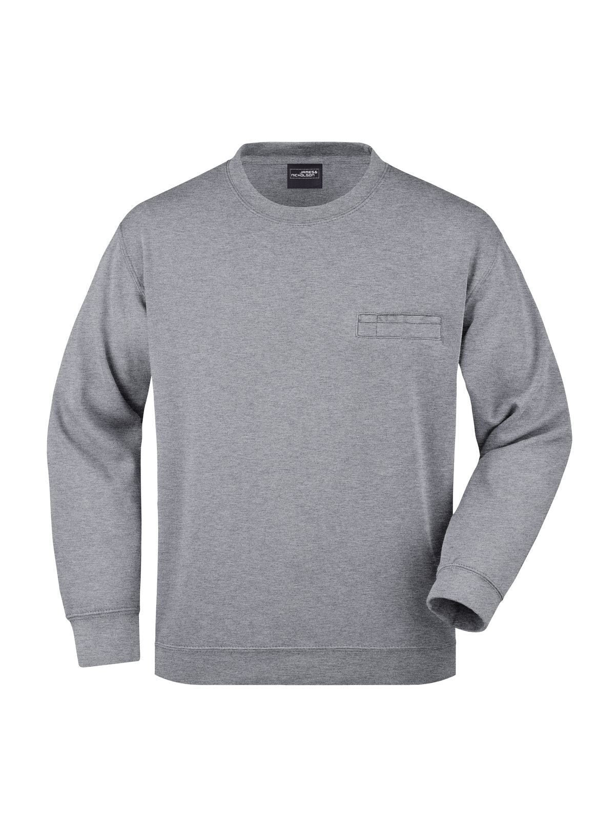 Men's Round Sweat Pocket Daiber Grey-Heather