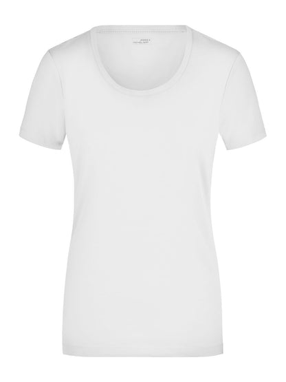 Ladies' Stretch Round-T Daiber White