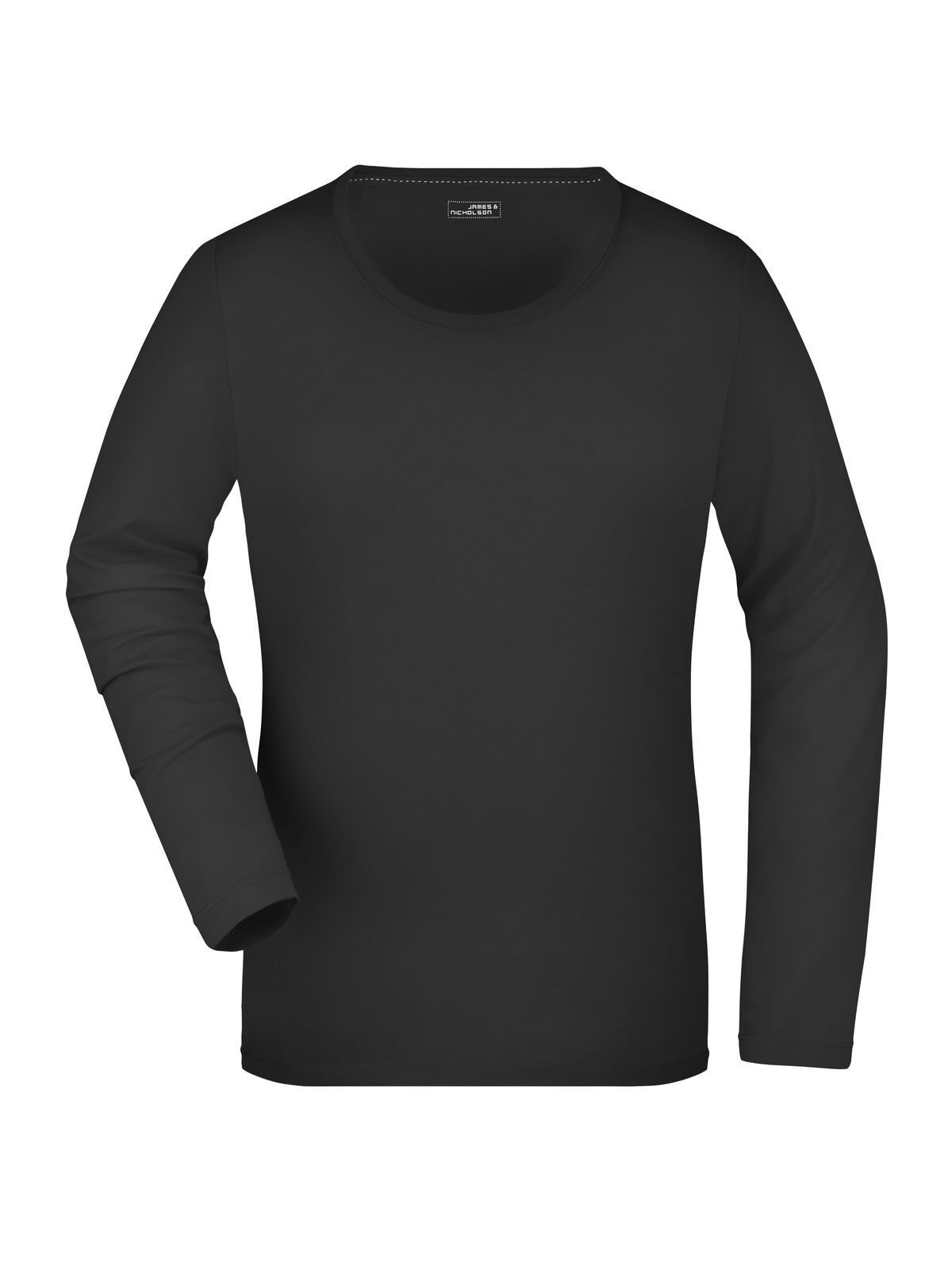 Ladies' Stretch Shirt Long-Sleeved Daiber Black