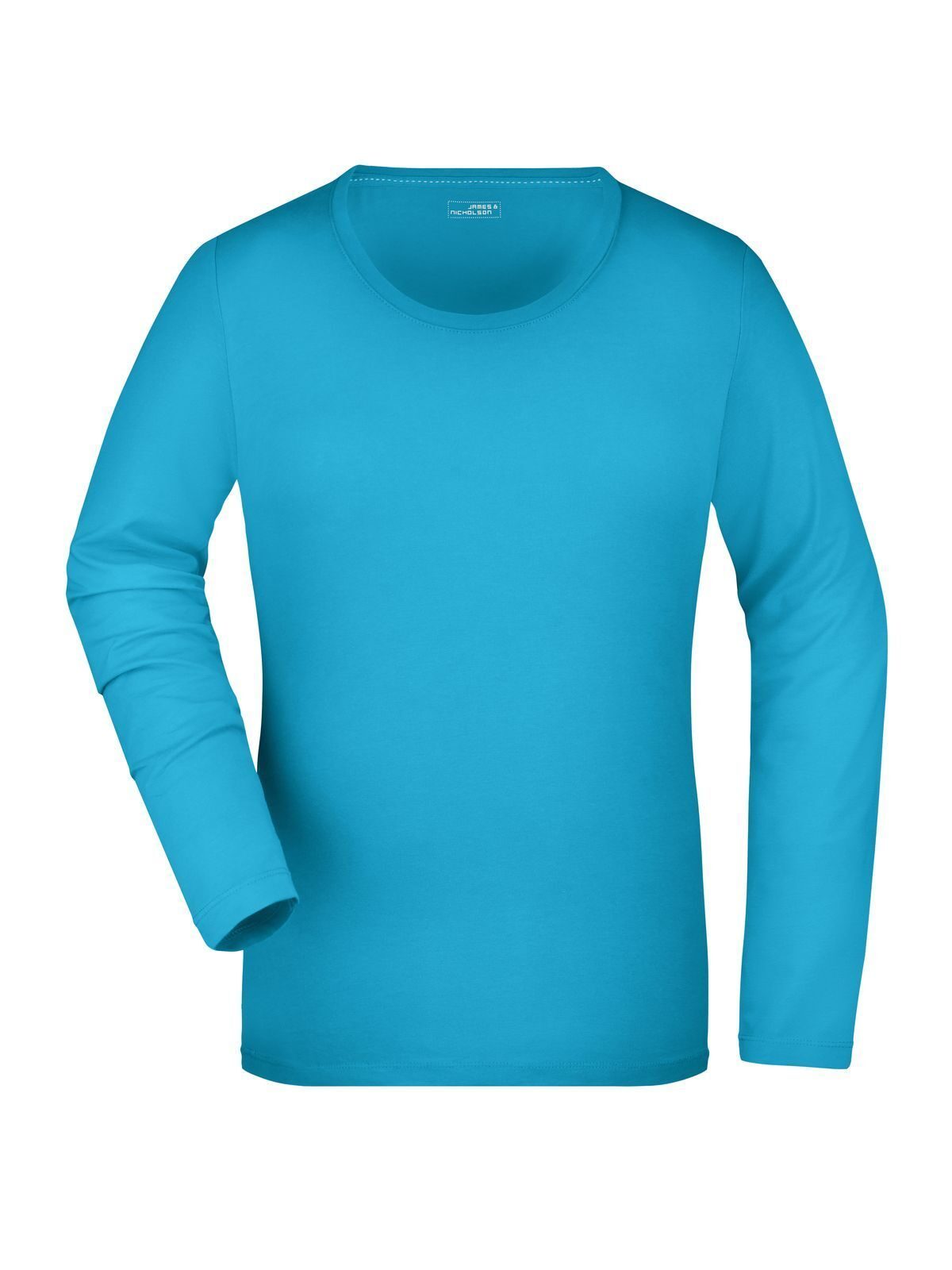 Ladies' Stretch Shirt Long-Sleeved Daiber Turquoise