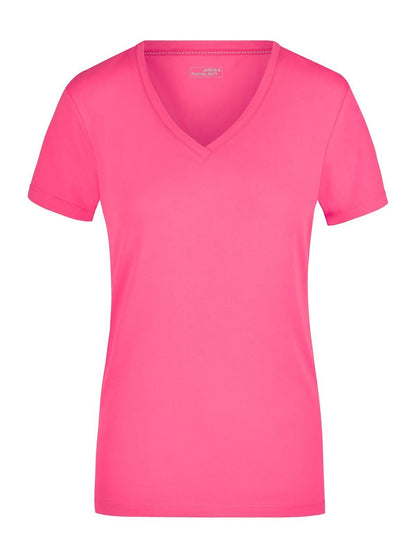 Ladies' Stretch V-T Daiber Pink