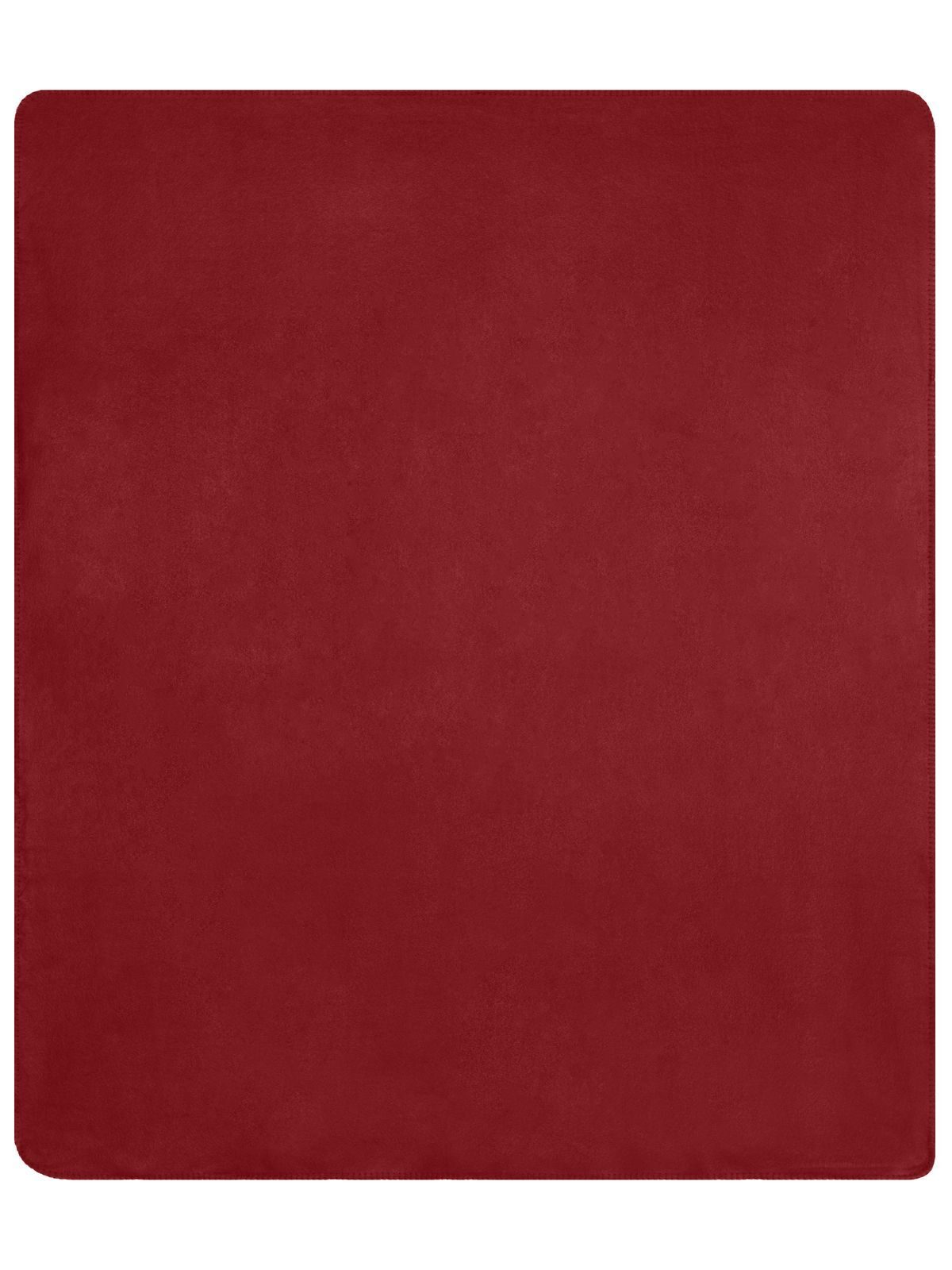 Bonded Fleece Blanket 150x170 Daiber Bordeaux/Cream