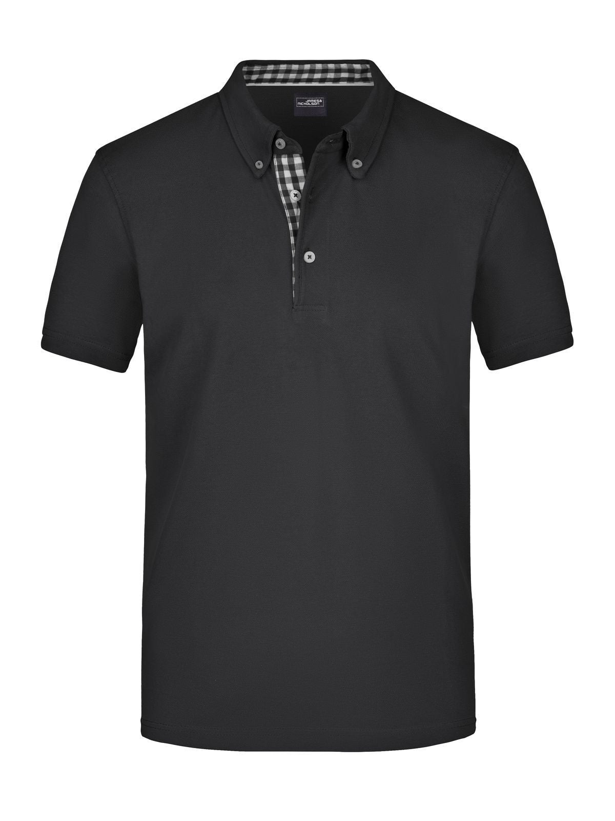 Men's Plain Polo Daiber Black/Black/White