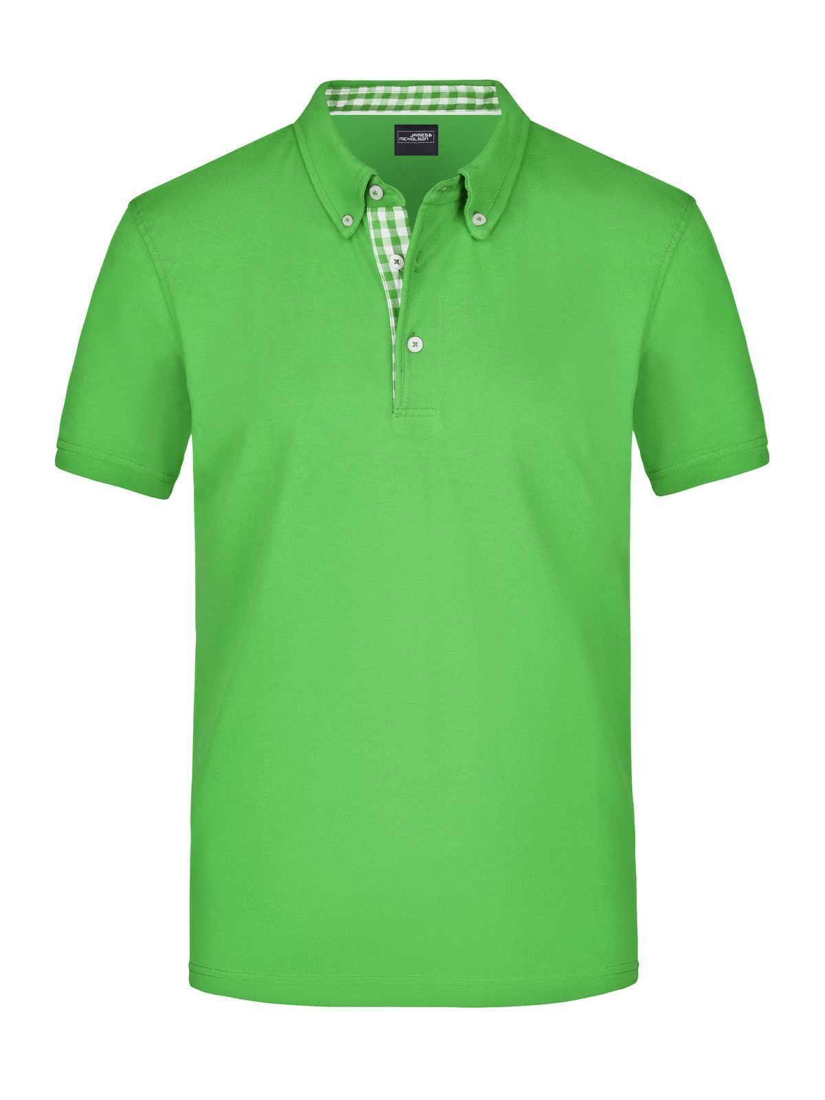 Men's Plain Polo Daiber Lime-Green/Lime-Green-White