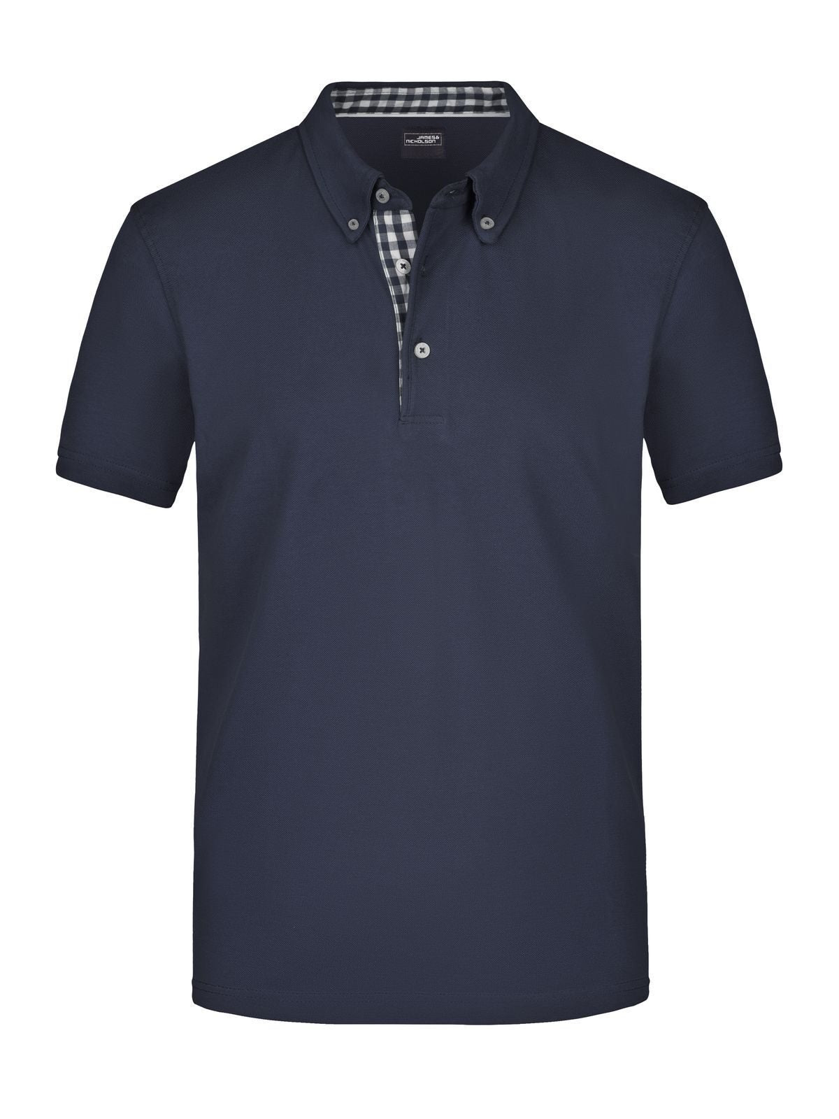 Men's Plain Polo Daiber Navy/Navy-White