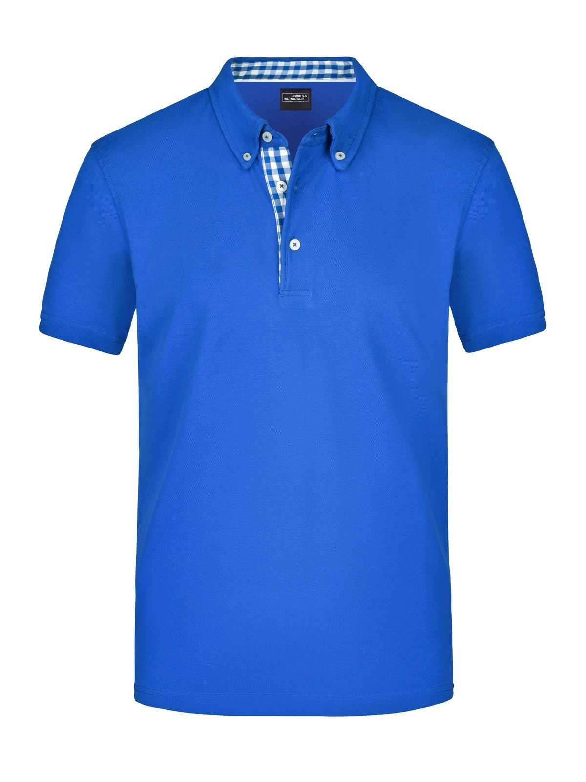 Men's Plain Polo Daiber Royal/Royal-White