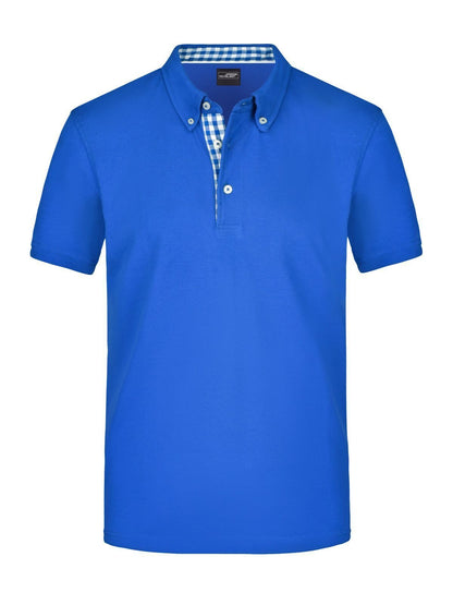 Men's Plain Polo Daiber Royal/Royal-White