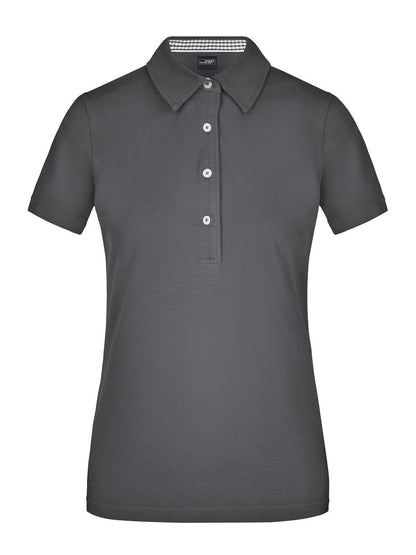 Ladies' Plain Polo Daiber Graphite/Graphite-White