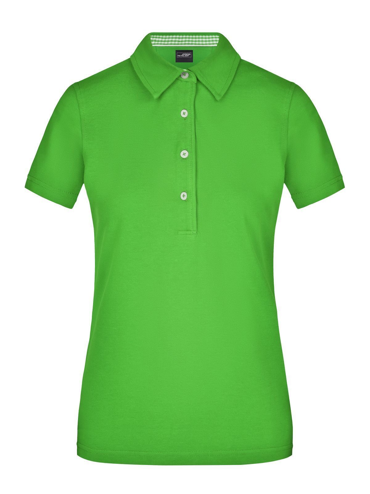 Ladies' Plain Polo Daiber Lime-Green/Lime-Green-White