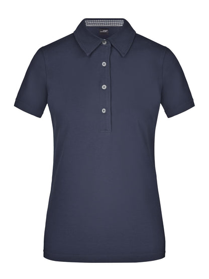Ladies' Plain Polo Daiber Navy/Navy-White